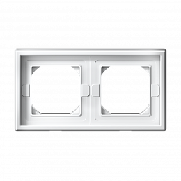 Рамка 2-постовая IP44 (белый) ARTGALLERY Systeme Electric. Вид 1