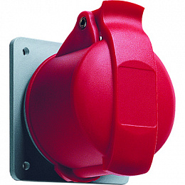 316 RU6 Розетка панельная с прямым унифицированным фланцем 16A, 3P+E, IP44 ABB. Вид 1