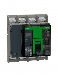 NS800N Автоматический выключатель 4-полюсный, 800А, MIC 5.0A, 50 kA Schneider Electric. Вид 1