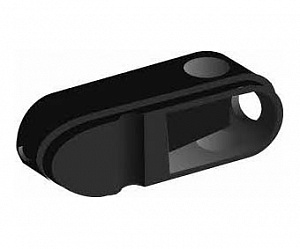 OHBS2/1 Ручка "чёрная" для прямого монтажа на OT63..125F3/F4, OT16..40F6/F8, OT16...80F_C ABB. Вид 1