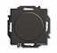 2251 UCGL-95-507 Светорегулятор Busch-Dimmer (диммер) поворотно-нажимной с центральной платой 60-400Вт (шато/чёрный) Basic 55 ABB. Вид 1.