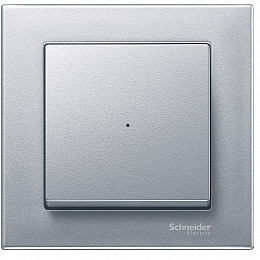 Sm, клавиша для модуля 1 кн. вык, алюм. Schneider Electric. Вид 1