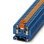 MTK-P/P MIT SPERRE BU Клеммы с ножевыми размыкателями 4мм.кв. (синий) Phoenix Contact. Вид 1.