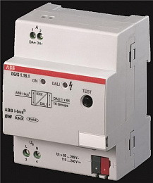 DG/S 1.16.1 DALI Интерфейс 1-канальный, 16 групп, MDRC ABB. Вид 1