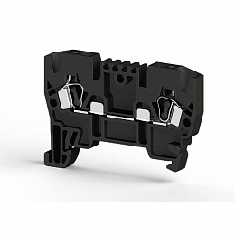 YBK2,5; Клеммник пружинный 2,5мм.кв. (черный) Klemsan. Вид 1