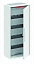 CA14VZRU Щит навесной 1ряд/4рейки на 48 модулей 650x300x160 IP44 (в сборе) ABB. Вид 1.