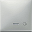 Клавиша с окош.для св.инд. и маркировкой"розетка", sd (сталь) Merten Schneider Electric. Вид 1.