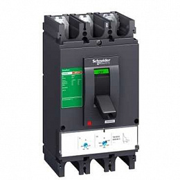 CVS 630F MA 3P 500A Термо-магнит. 3х-полюс. автомат 500А 36kA, подключ. под шину Schneider Electric. Вид 1