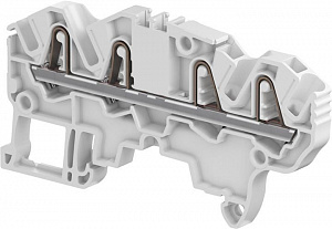 ZK2,5-4P-OR Клемма втычная 2,5 мм2, 4 зажима (оранжевая) TYCO. Вид 1