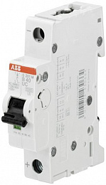 S201M C0,5UC Автоматический выключатель 1-полюсный, 0.5А, 10кА, DC (хар-ка C) ABB. Вид 1