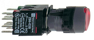 Кнопка 16мм красная с подсветкой xb6af4b5b Schneider Electric. Вид 1