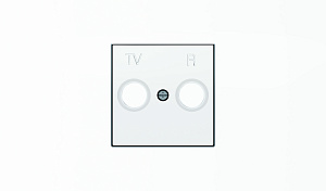 8550 BL Накладка для TV-R розетки (альпийский белый) SKY ABB. Вид 1