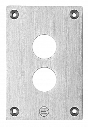 Передняя панель с 2 отверстиями Schneider Electric. Вид 1