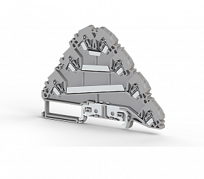 YBK 2,5-3FT Клеммник 3-х ярусный с заземлением 2,5мм.кв. Klemsan. Вид 1