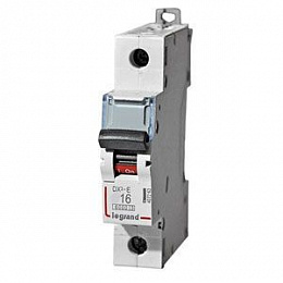 DX3-E Автоматический выключатель 1-полюсный 16А 6kА (хар-ка B) Legrand. Вид 1