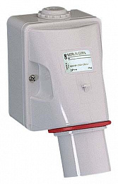 Настен вилка винт 32а 3p+e ip44 380в Schneider Electric. Вид 1