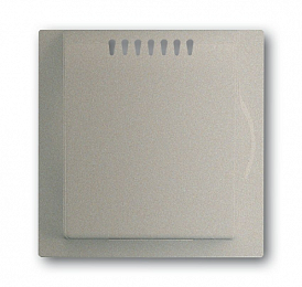 6541-79 Накладка для усилителя мощности светорегулятора 6594 U, KNX-ТР 6134/10 и цоколя 6930/01, серия impuls, цвет шампань-металлик ABB. Вид 1