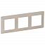 Рамка 3-постовая универсальная (слоновая кость) Valena LIFE Legrand. Вид 1.
