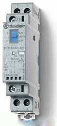 Модульный контактор 25А 2НО 120В AC/DC, опции: мех.индикатор + LED Finder. Вид 1