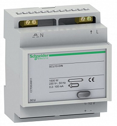 Диммер одиночный 0.8ВА, SCU10-DIN Schneider Electric. Вид 1