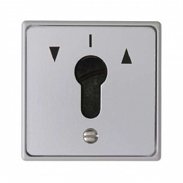 Жалюзийная замочная кнопка для профильных полуцилиндров, с/у, IP44 Berker. Вид 1