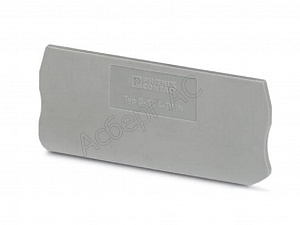 D-ST 4-TWIN Концевая крышка, серая Phoenix Contact. Вид 1