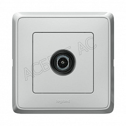 Розетка TV простая (белый) Cariva Legrand. Вид 1