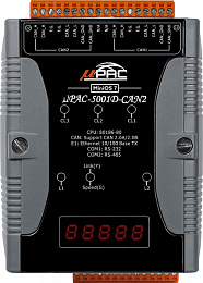 PC-совместимый контроллер 80MHz, 31B NVRAM, 1xRS232, 1xRS485, 1xFastLAN, 2xCAN, LED индикация, 12-48 VDC ICP DAS. Вид 1