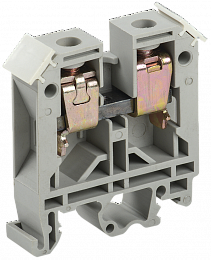 ЗНИ-16 (JXB100A) Клеммник для установки на DIN-рейку 16 мм² (серый) ИЭК. Вид 1