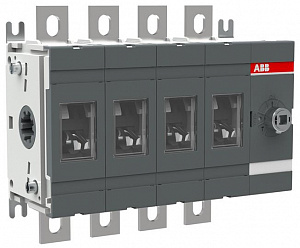 Рубильник OT315E22 до 315А 4-полюсный (без ручки управления) ABB. Вид 1