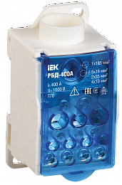 РБД-400А Распределительный блок на DIN-рейку ИЭК. Вид 1