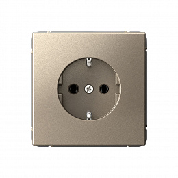 Розетка с заземл., 16А, механизм (шампань) ARTGALLERY Systeme Electric. Вид 1
