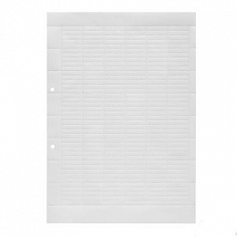 Шильдик ESO7P 27x8мм. для WKM8/30, белый полиэстер (240шильдиков в 1 листе) Weidmuller. Вид 1