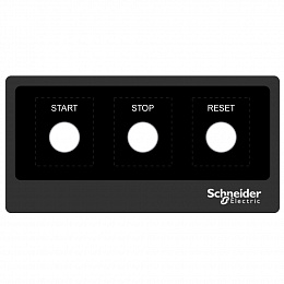 Трафарет для интерфейса 200 x 100 мм шаблон Schneider Electric. Вид 1