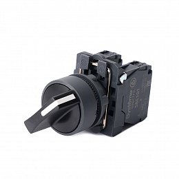 Переключатель в сборе модульный 22мм 3 позиции с фиксацией 1НО+1НЗ Systeme Electric. Вид 1