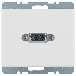Розетка VGA (полярная белизна) Arsys Berker. Вид 1