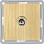 Розетка TV, механизм, (сосна) Wessen 59 Systeme Electric. Вид 1.
