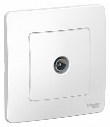 Розетка ТV, С/У, (белый) Blanca Systeme Electric. Вид 1