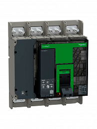 NS630bH Автоматический выключатель 4-полюсный, 630А, MIC 5.0, 70 kA Schneider Electric. Вид 1