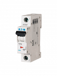 286521 PL6-B16/1 Автоматический выключатель 1-полюсный, 16А, 6kA (хар-ка B) Eaton. Вид 1