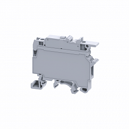 CF-4-HESI-(5x20)-6,3A-(0,2-6) Клемма для предохранителей винтовая 6,3A, 0,2-6мм (серая) OptiClip КЭАЗ. Вид 1