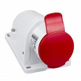 Розетка настенная винт 16а 3P-N-E 380-415 IP44 Schneider Electric. Вид 1