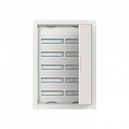 CU25V Щит встраиваемый 2 ряда/5 реек, 120 модулей, 864х615х125, IP30 (в сборе) ABB. Вид 1